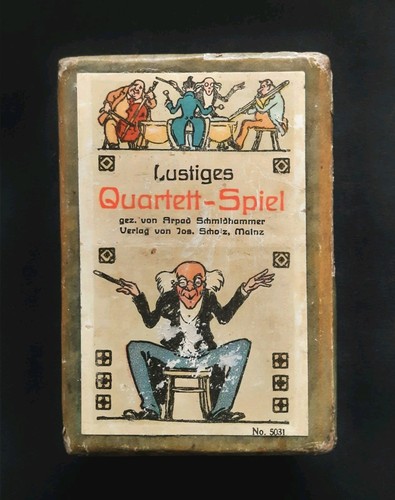 Lustiges quartett spiel - spiel, von