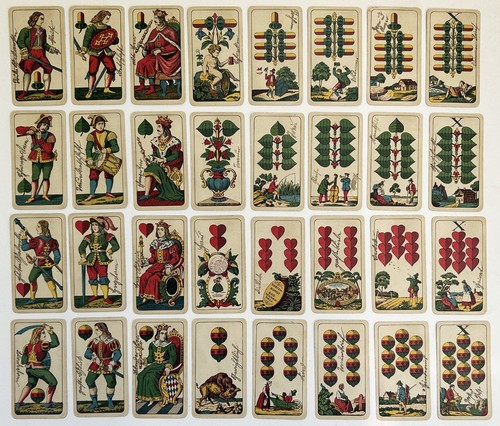 Bayerisches bild spielkarten - bild,