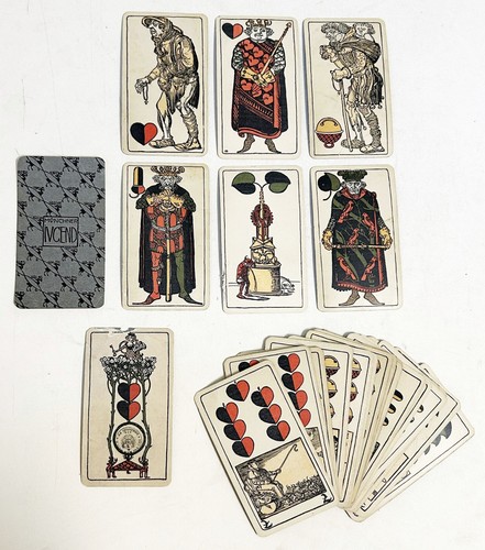 Spielkarten jugendstil - spielkarten,