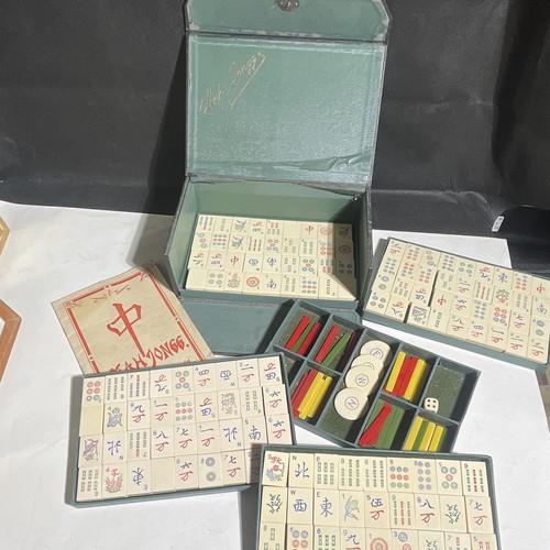 Altes mahjong spiel - um, 1920